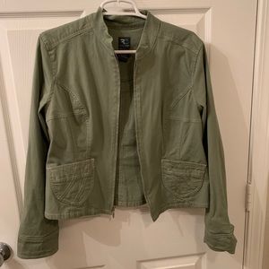 French Cuff Light  Green Jacket
